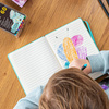 Zeszyt Notes Notatnik A5 Bullet Journal Dziennik Planner w Linie z Gumką